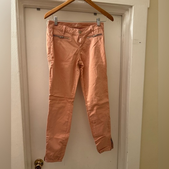 GUESS Pink/ Peach Jegging Leggings size 27 - Picture 1 of 12
